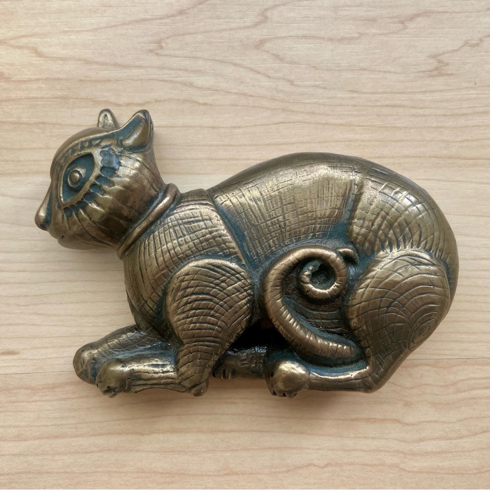 Wild Goose Studio Cat From the Book of Kells Hand Cast Ireland Gallery Wall Art